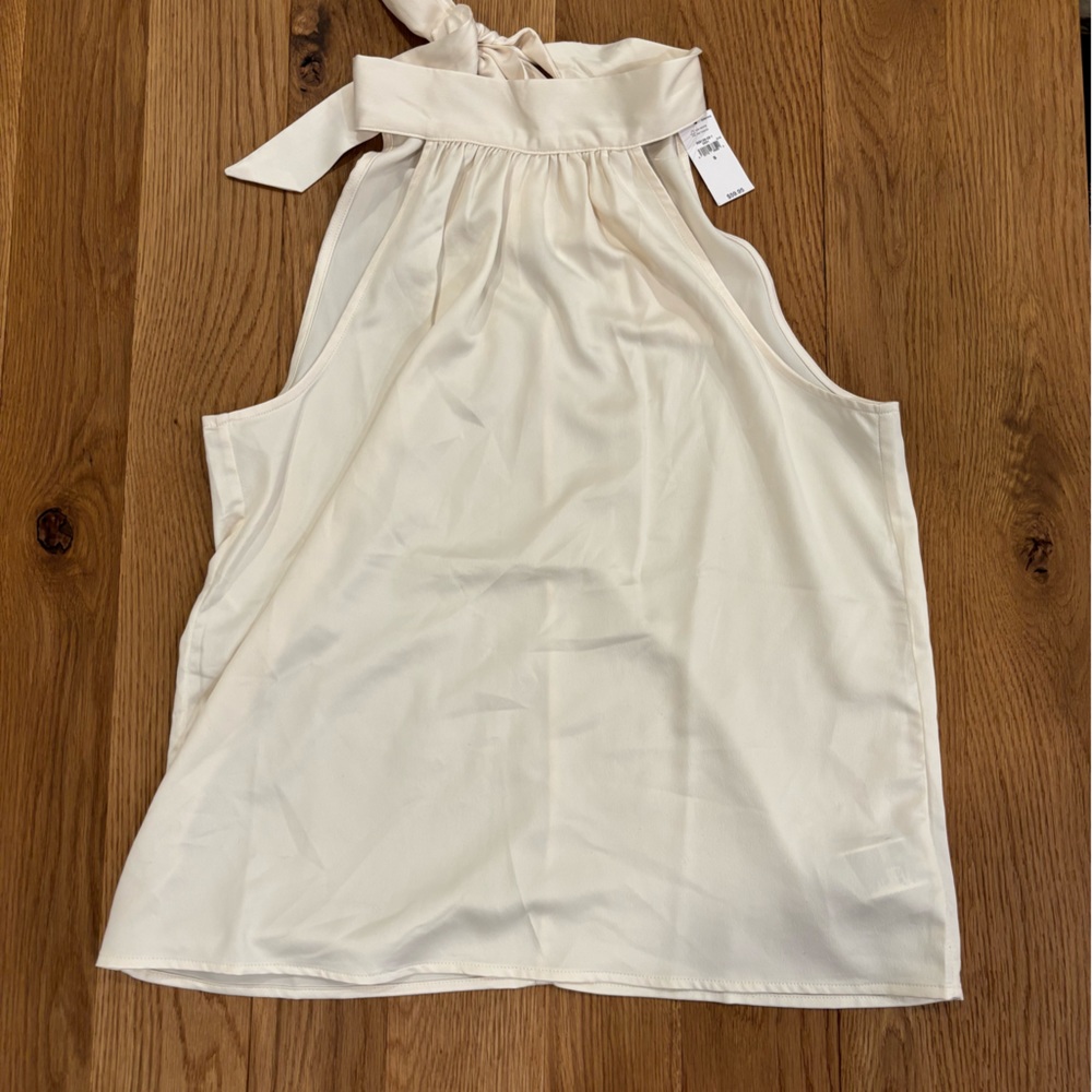 GAP White Smocked Halter Tank Top Casual